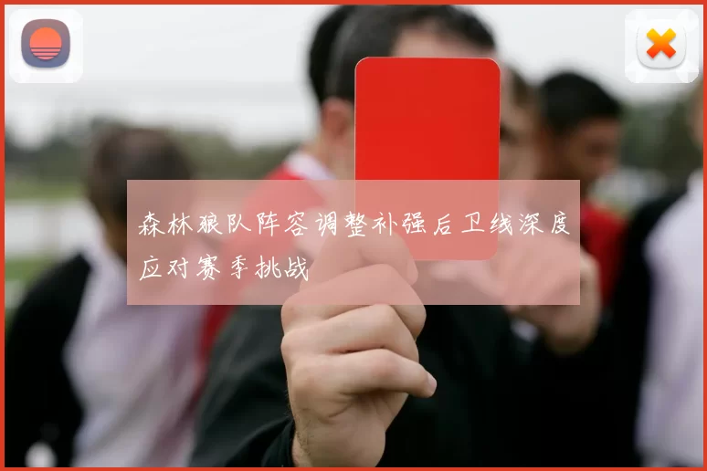 森林狼队阵容调整补强后卫线深度应对赛季挑战