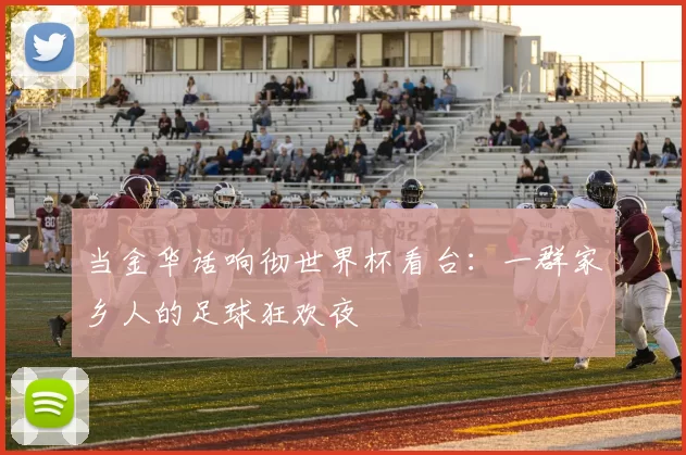 当金华话响彻世界杯看台:一群家乡人的足球狂欢夜